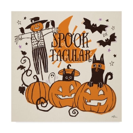 Janelle Penner 'Spooktacular V' Canvas Art,24x24